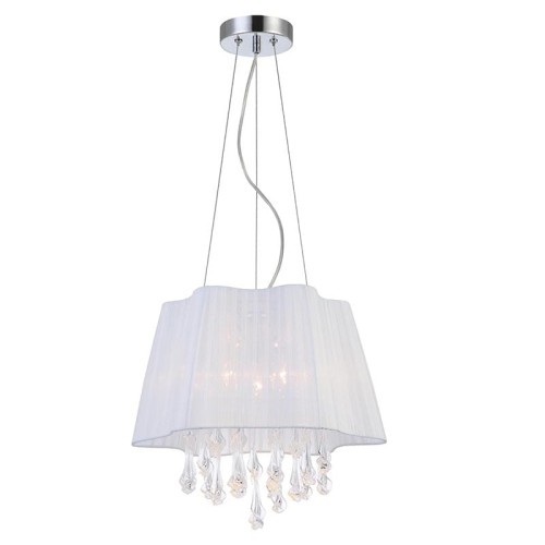 ITALUX STYLOWY ŻYRANDOL Z KRYSZTAŁKAMI SAMMY MDM 2049-3 WHITE