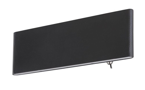 GLOBO NOWOCZESNY KINKIET LED Z WYŁĄCZNIKEM SIEGFRIED 41751-8B BLACK