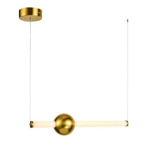 ITALUX NOWOCZESNA LAMPA WISZĄCA LED HALLING PND-16357-CB-1 GOLD/COOPER