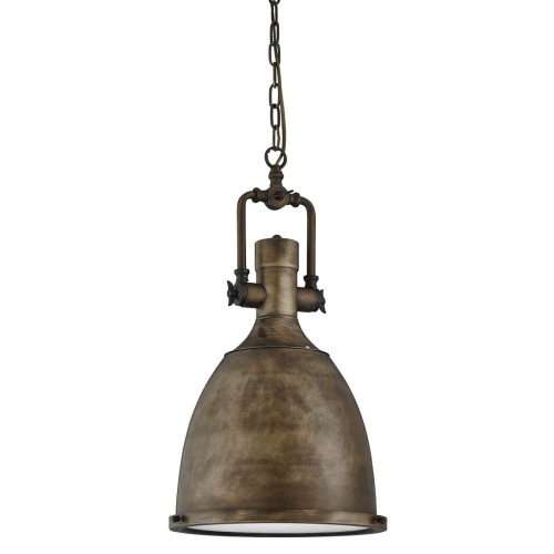 S-LIGHT INDUSTRIALNA LAMPA WISZĄCA TYPU LOFT 14-11 ANTIQUE GOLD/BLACK