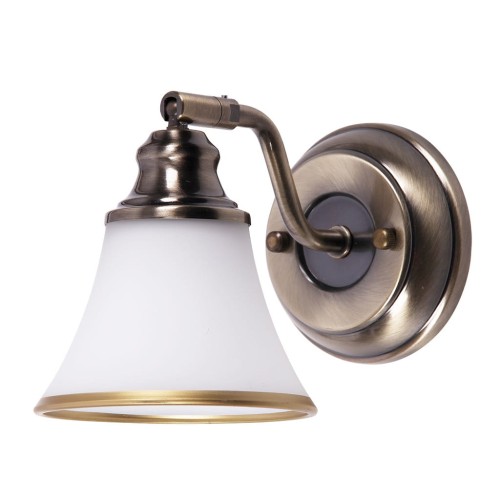 RABALUX STYLOWY KINKIET ŁAZIENKOWY GRANDO 6545 PATYNA