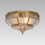 LUXERA STYLOWY ORIENTALNY PLAFON TIFFANY OSSMAN BRASS
