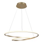 ITALUX NOWOCZESNA LAMPA WISZĄCA LED CAPITA 80W MD17011011-2A GOLD