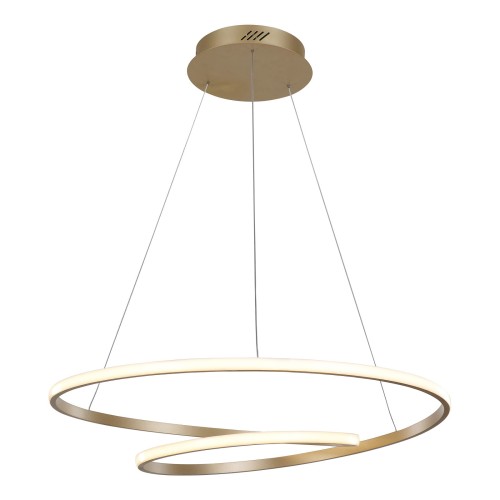 ITALUX NOWOCZESNA LAMPA WISZĄCA LED CAPITA 80W MD17011011-2A GOLD