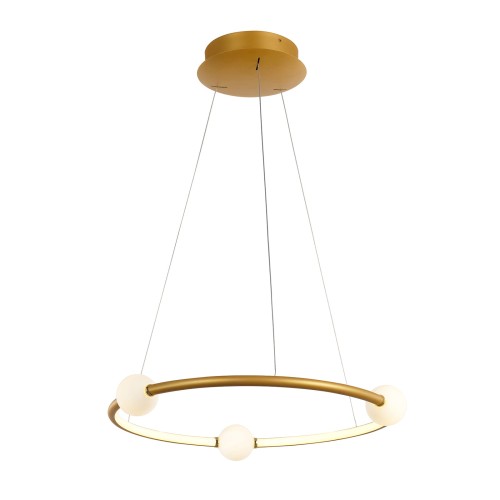 ITALUX NOWOCZESNA LAMPA WISZĄCA ŻYRANDOL LED LOZANNA PND-20112035-1A-GD GOLD