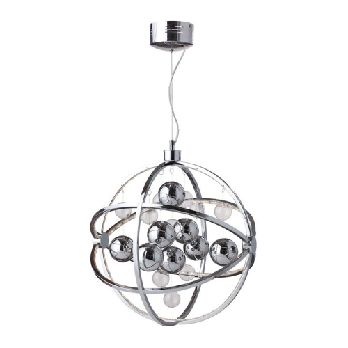 MARKSLOJD NOWOCZESNA LAMPA WISZĄCA LED GLOBE 105459 CHROM