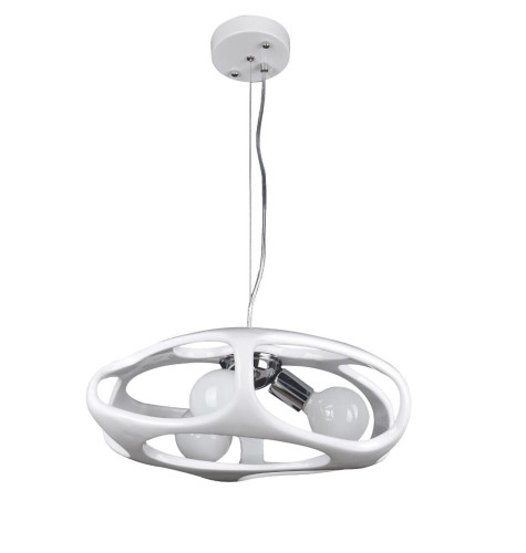 LAMPEX NOWOCZESNA LAMPA WISZĄCA AMANO BIAŁA WHITE