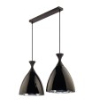 nowoczesna lampa wisząca czarna loft podwójna do kuchni Jupiter.jpg