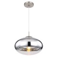 lampa wisząca zwis chromowana kula satyna do salonu biura sypialni gabinetu sklepu inox.jpg