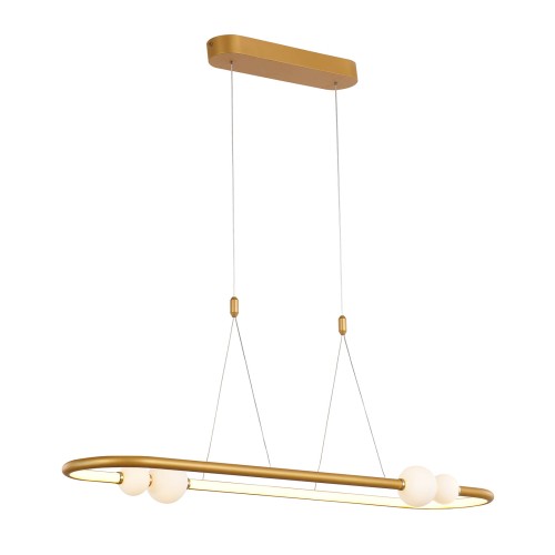 ITALUX NOWOCZESNA LAMPA WISZĄCA ŻYRANDOL LED LOZANNA PND-20112035-1C-GD GOLD