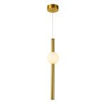 ITALUX NOWOCZESNA LAMPA WISZĄCA ZWIS LED HALLING PND-16357-C-1 GOLD/COOPER
